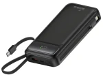 MediaRange Powerbanka 20 000 mAh čierna / Powerbanka / USB-C PD / Quick Charge / LCD displej / 74 Wh (MRMA756)