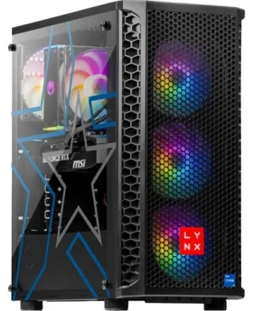 Lynx eSuba Ultra (10463134) čierna / Intel Core i5-14400F 3.5GHz / 32GB / 1TB SSD / RTX 5070 12GB / W11H (10463134)