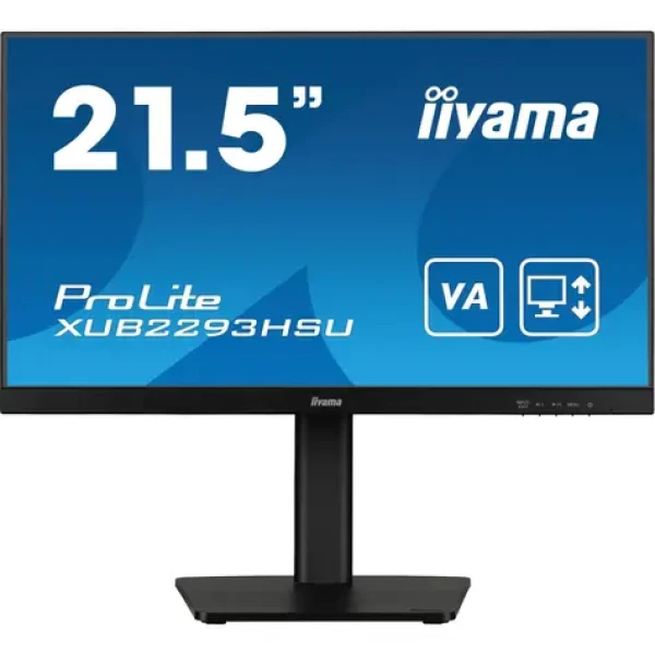 21.5" IIYAMA ProLite XUB2293HSU-B7 čierna / LED / IPS / 1920 x 1080 / 16:9 / 1 ms / 1000:1 / 300cd-m2 / VESA (XUB2293HSU-B7)