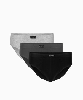 3-PACK Pánske klasické nohavičky XXL