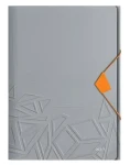 Leitz Trojlopňové dosky UrbanChic tmavo šedá / A4 / PP (46490088)