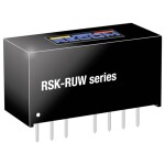 RECOM RSK-2412SRUW/H3/ADJ DC / DC menič napätia, DPS 24 V 12 V 0.167 A 2 W Počet výstupov: 1 x; RSK-2412SRUW/H3/ADJ