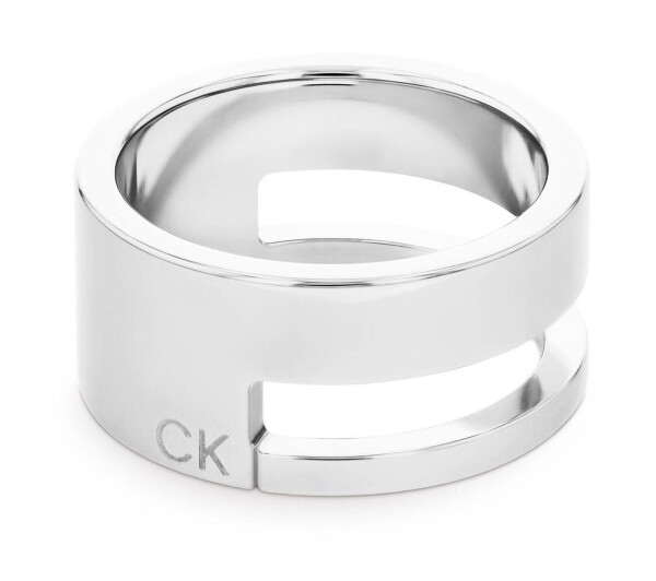 Calvin Klein Dámsky oceľový prsteň Geometric Essentials 35000680 mm