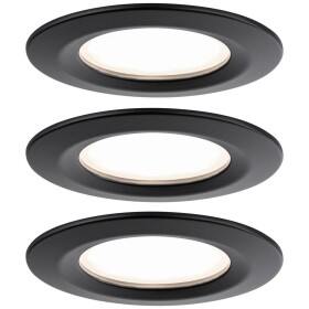 Paulmann 93081 Set Nova Plus LED vstavané svetlo LED 18 W čierna; 93081