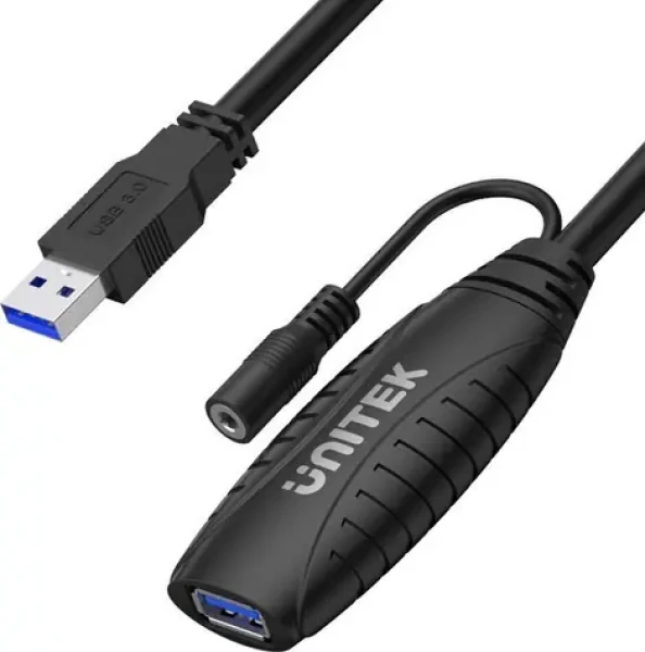 Unitek predlžovací kábel USB 3.1 15 m / Predlžovací kábel / so zosilňovačom signálu / USB-A(M)-USB-A(F) (Y-3003C)