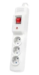 Armac Multi M3 biela / Prepäťová ochrana / 3 zásuvky / 3 m kábel / 2500 W (M3/30/SZ)