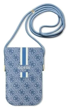 Guess GUOWBP4RPSB 4G Stripes modrá / Taška na telefón (GUOWBP4RPSB)