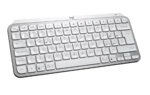 Logitech Wireless MX mini US sivá / Bezdrôtová klávesnica / podsvietená / US verzia / dopredaj (920-010799)