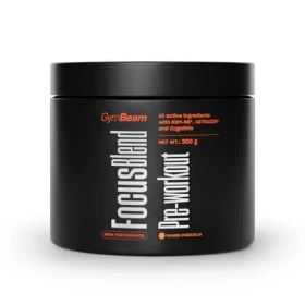 Focus Blend Predtréningový doplnok - GymBeam (mango marakuja, 300 g) (107467-2-300g-mangomaracuja)