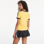 Tričko adidas Heather 3-Stripes Cali T-Shirt Warm Vanilla/ Bold Gold/ Night Indigo M
