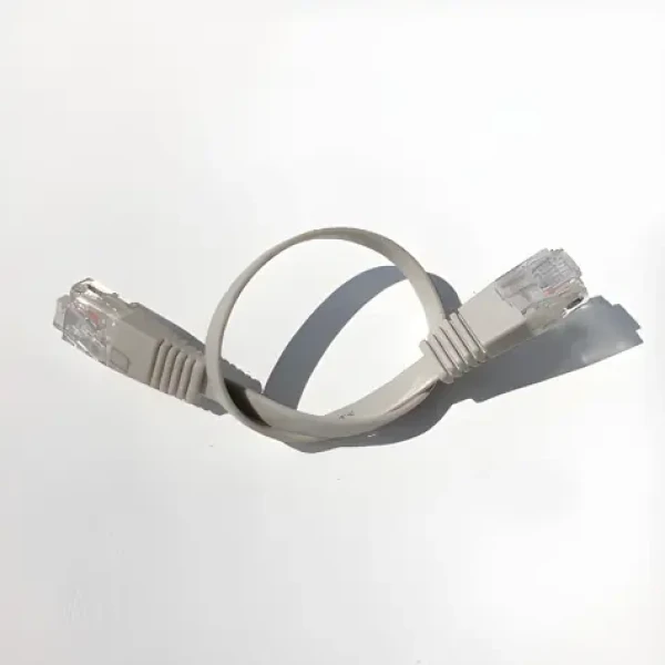 DATACOM Patch kábel UTP CAT6 0,25m šedá / Sieťový kábel / Plochý / RJ45 (1439)