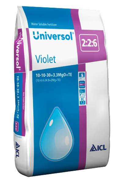 ICL Universol 10-10-30+3,3Mgo+TE Fialový 25 kg