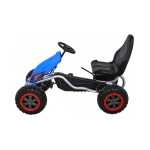 Mamido Detská šliapací motokára Monster Strong modrá