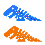 Mamido Skladací dinosaurus antistresová hračka 3D