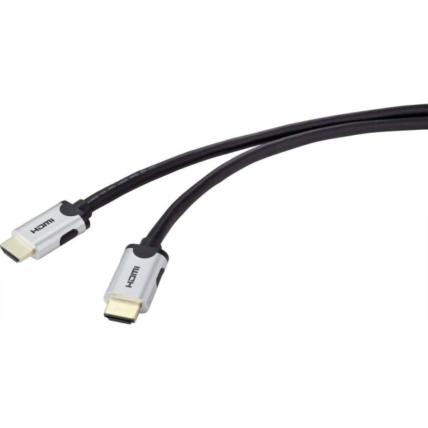 SpeaKa Professional HDMI prepojovací kábel Zástrčka HDMI-A, Zástrčka HDMI-A 0.50 m čierna SP-9063160 8K UHD HDMI kábel; SP-9063160