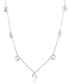 JVD Štýlový strieborný náhrdelník s príveskami SVLN0336XH20000