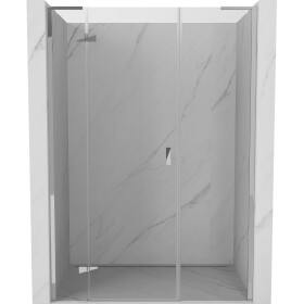 MEXEN/S - Mist-H L sprchové dvere krídlové ľavé 135, transparent, chróm 8A5L-135-001-01-00-L