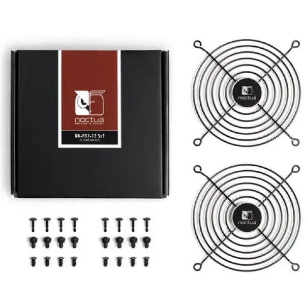 Noctua NA-FG1-12 Sx2 (2ks) čierna / Mriežka pre ventilátor / 120 mm (NA-FG1-12 SX2)