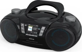 Sencor SPT 6510DB čierna / Prenosné rádio / DAB+ / BT / FM / CD / 3.5mm (8590669391431)