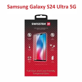 Swissten FULL GLUE COLOR FRAME CASE FRIENDLY sklo pre Samsung S938B Galaxy S25 ULTRA 5G čierna (54501872)