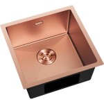 MEXEN - Trixo oceľový drez 1-bowl 440 x 440 mm, meď 6413441000-65