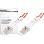 Digitus Fiber Optic Patch Cord, LC LC Multimode, OM3, Duplex 2m