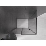 MEXEN/S - Velar L sprchovací kút, posuvné dvere 120 x 100, grafit, grafit kartáčovaná 871-120-100-43-66