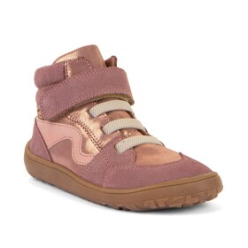 Dievčenské celoročné členkové barefoot topánky TEX GO PINK/GOLD Froddo G3110265-6 - 26