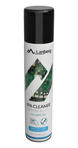 Lanberg IPA 99,8% 300 ml / Čistiaci prostriedok / Isopropylalkohol (AG-300FL-001)