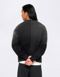 Edwin Bluff Sweat Black distressed washed L