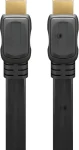 Goobay 61279 / HDMI kábel / plochý / s Ethernetom / pozlátené konektory / 2 m (61279)
