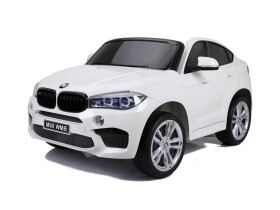 Mamido Elektrické autíčko BMW X6 M dvojmiestne XXL biele