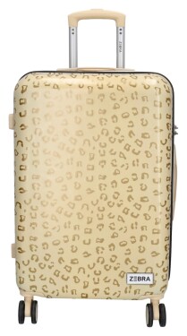 Stredný kufor na kolieskach Zebra Travel 21493 M Gold