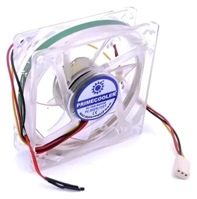 Primecooler PC-L802512ST biela / Ventilátor do PC / 80 mm / 3pin / 2400 rpm / LED