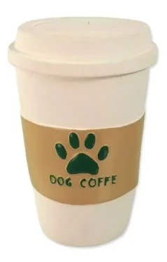 Dog Fantasy Hračka - Latex kelímok káva so zvukom biela 12cm (454-31835)