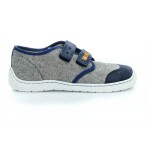 Fare 5111404/5211404 modré plátenky (bare) barefoot topánky 26 EUR