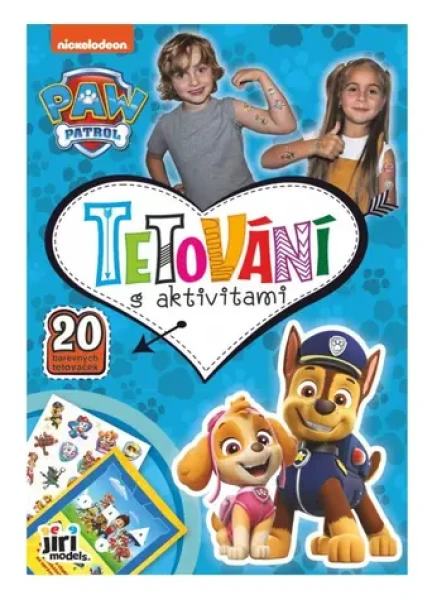 JIRI MODELS Zošit s tetovaním Tlapková patrola