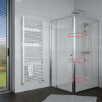 H K - Pevná bočná stena F1 90 Sprchová zástena Walk-in FIXF190