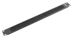 Lanberg AK-1101-B čierna / Kefový panel / 19" / 1U / 482,6x44,2x8,5 mm (AK-1101-B)