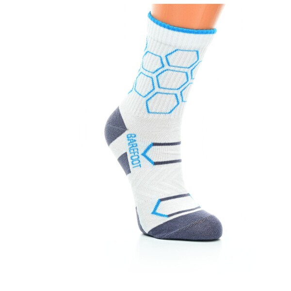 Little Shoes Ponožky šport hexagon kids bf white turquoise, 2 páry Veľkosť ponožiek: 35-38 EU EUR