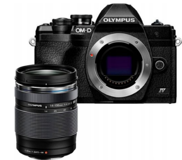 Olympus OM-D E-M10 Mark IV čierny + 14-150 mm f/4,0-5,6 (V207130BE040)