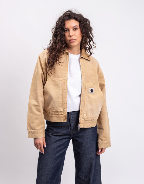 Carhartt WIP W' OG Arcan Jacket Dusty H Brown/Dusty H Brown destroy wash M