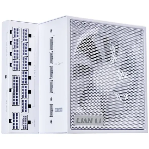 Lian Li EDGE EG0850 80 PLUS Platinum biela / ATX 3.1 / 850W / 80PLUS Platinum / Aktívne PFC / modulárne (EG0850 WHITE)