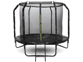 Mamido Trampolína s ochrannou sieťou a rebríkom 244 cm čierna