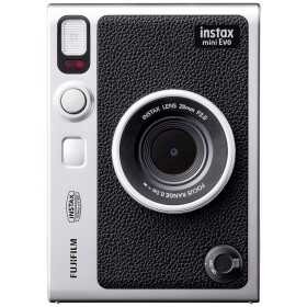 Fujifilm Instax Mini EVO EX D USB-C instantný fotoaparát čierna bluetooth, integrovaný akumulátor, so vstavaným bleskom; 16812467