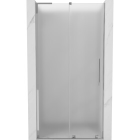 MEXEN/S - Velar L posuvné sprchové dvere 100, dekor, chróm 871-100-003-31-01