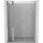MEXEN/S - Mist L sprchové dvere krídlové 140, transparent, chróm 8A4L-140-001-01-00
