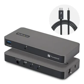 StarTech 303UE-TB5-HUB sivá / Thunderbolt húb / Thunderbolt 5 / 4 porty / USB-A 3.2 Gen2 (303UE-TB5-HUB)