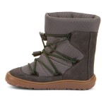 Chlapčenské zimné barefoot topánky TEX TRACK WOOL Gray G3160251-1 - 32