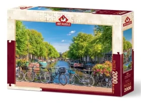 ART PUZZLE 5480 Puzzle Amsterdamský kanál